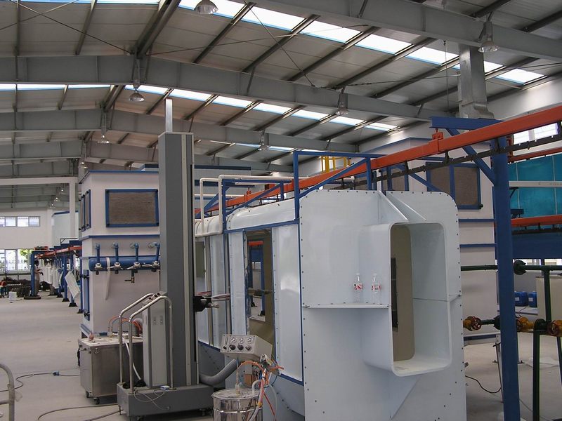 暖气片喷粉流水线